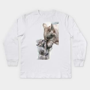 Wolves Kids Long Sleeve T-Shirt